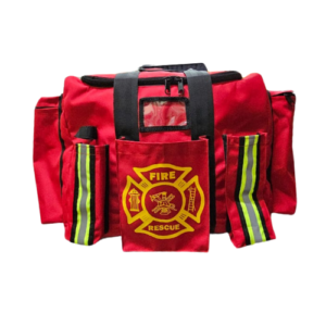 maleta bombero roja